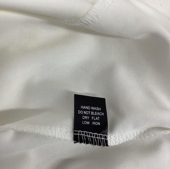 Haute Monde White Lace Off Shoulder Bodycon Dress Large - Picture 3 of 4